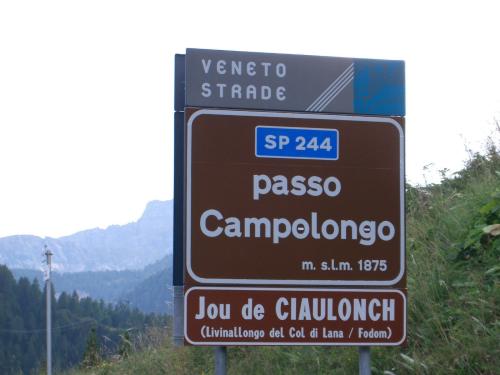 Passhöhe Passo di Campolongo - 1875 m ü.NN