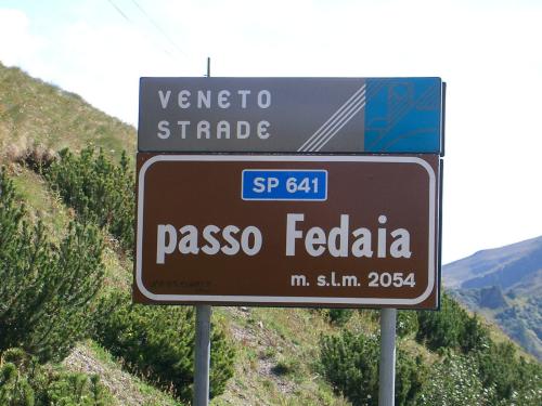 Passhöhe Passo di Fedaia - 2054 m ü.NN